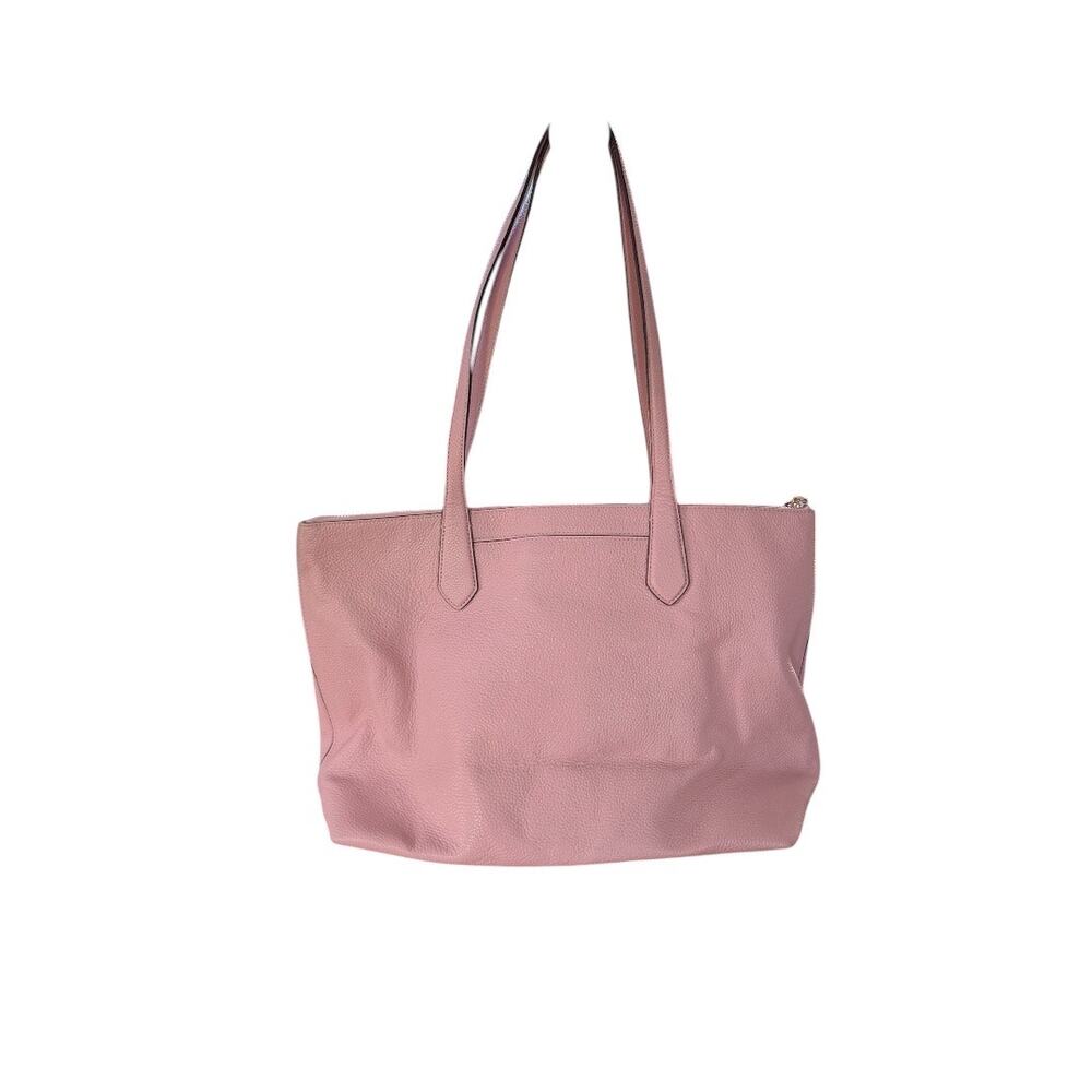Kate Spade New York All Day Large Leather Zip Top Tote - Light Pink - Picture 3 of 9